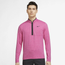 Nike Victory Heather Golf 1/2 Zip - Men's Active Pink/Black