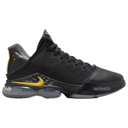 Men's - Nike LeBron 19 Low - Black/Gold/Grey