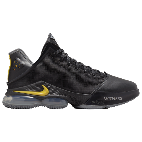

Nike Mens Nike LeBron 19 Low - Mens Basketball Shoes Black/Gold/Grey Size 08.5