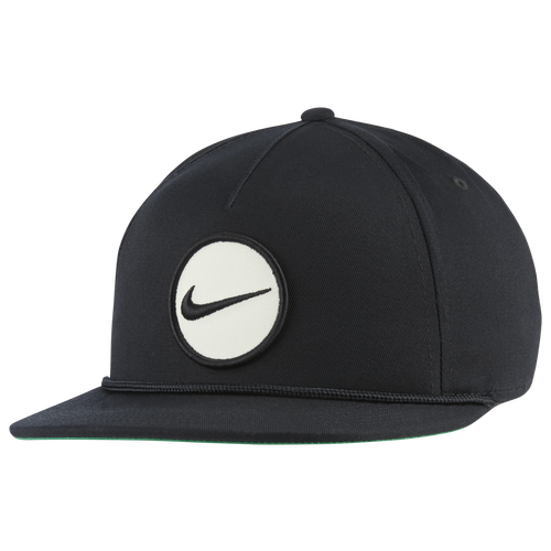 

Nike Mens Nike Aerobill True Retro72 Golf Cap - Mens Black/Summit White Size One Size