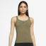 Nike NSW Essential Cami Tank - Women's Medium Olive/Black