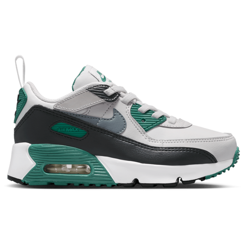 BOYS - Nike Air Max 90 EasyOn - Cool Grey/Summit White Evergreen Aura