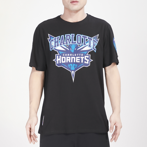 

Pro Standard Mens Pro Standard Hornets Crackle SJ T-Shirt - Mens Black Size M