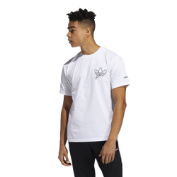 Men's - adidas Originals A.D.I.D.A.S. T-Shirt - White/Black