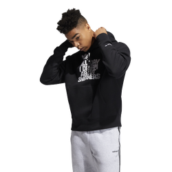 Men's - adidas Originals All Day I Dream Hoodie - Black/White