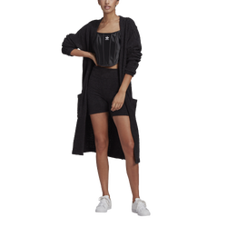 Women's - adidas Long Kimono - Black/Black