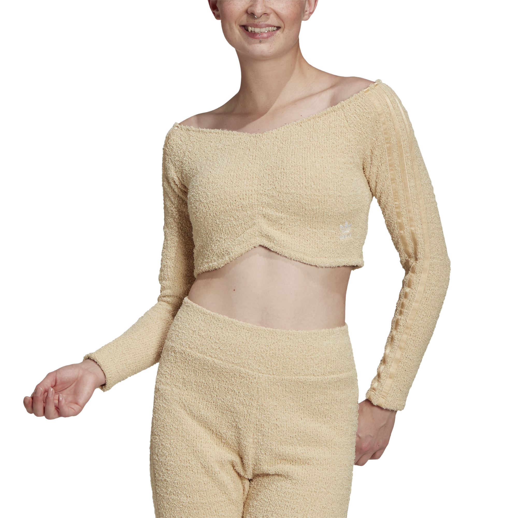 adidas off the shoulder top