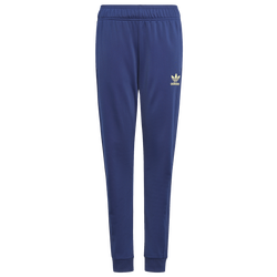 Boys' Grade School - adidas Originals Adicolor Superstar Track Pants - Nightsky/Yellow