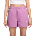 Nike Phoenix Fleece MR Shorts - Nike Light Magenta/Sail