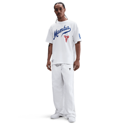 Men's - Nike Dodgers Kobe M90 T-Shirt - White/Game Royal