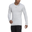 adidas Techfit Long Sleeve Warm Compression Top - Men's White