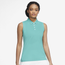 Nike Victory SL Solid Golf Polo - Women's Washed Teal/White