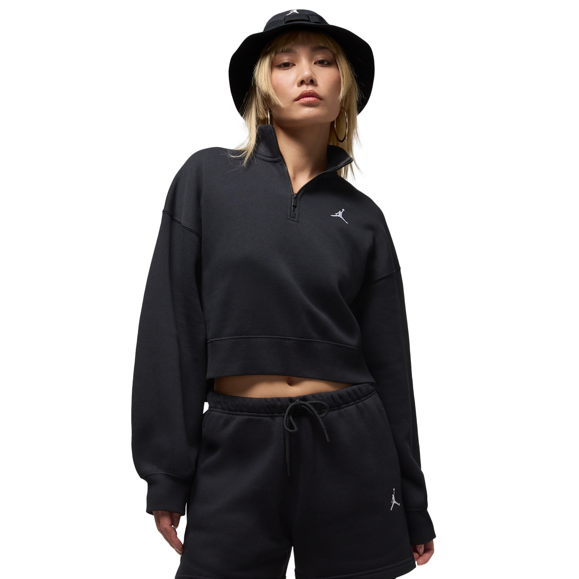Jordan Brooklyn Fleece Quarter-Zip Top | Foot Locker