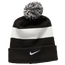 Nike Team Authentic Pom Beanie - Men's Black/White