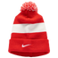Nike Team Authentic Pom Beanie - Men's University Red/White