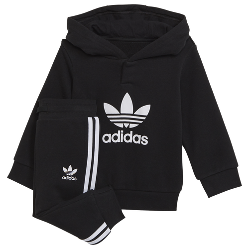 

adidas Originals Boys adidas Originals Adicolor Hoodie Set - Boys' Toddler White/Black Size 2T