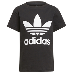 Boys' Preschool - adidas Originals Adicolor Trefoil T-Shirt - Black/White