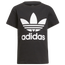 adidas CA Trefoil T-Shirt - Boys' Preschool Black/White