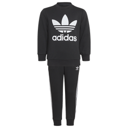 Boys' Preschool - adidas Crew Set - Black/White