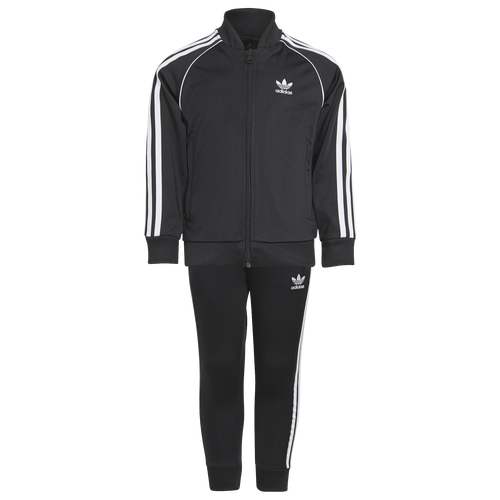 Shop Adidas Originals Boys  Adicolor Superstar Track Suit In Black/white