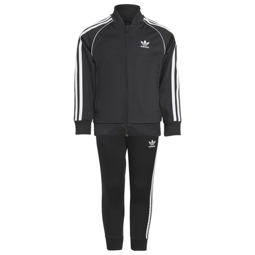 

Boys Preschool adidas Originals adidas Originals Adicolor Superstar Track Suit - Boys' Preschool White/Black Size 7