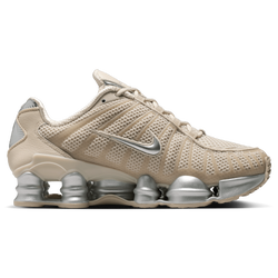 Women's - Nike Shox TL - Cream Ii/Mtlc Silver/Black