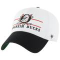 47 Brand Ducks Double Header Clean Up Cap - 47 Brand White/Multi