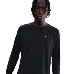 Men's - Nike Dri-FIT STRIDE WAFFLE CREW - Black/Reflective Silver
