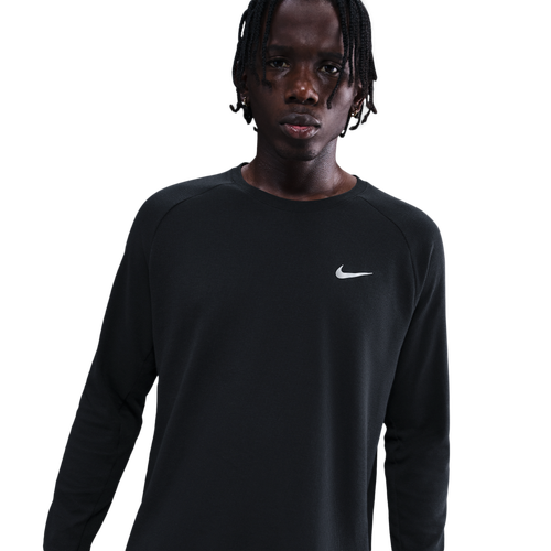 MENS - Nike Dri-FIT STRIDE WAFFLE CREW - Black/Reflective Silver