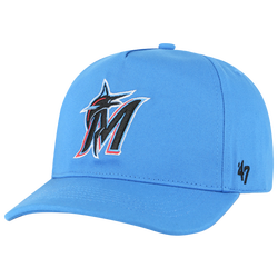 Men's - 47 Brand Marlins Hitch Cap - Glacier/White