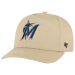 Men's - 47 Brand Marlins Hitch Cap - Khaki/Khaki