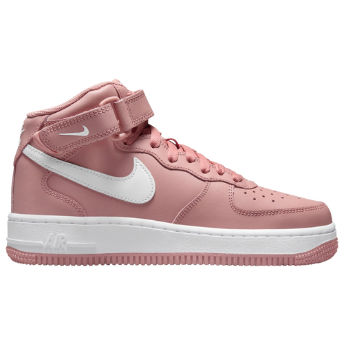 

Nike Boys Nike Air Force 1 Mid LE - Boys' Grade School Basketball Shoes Red Stardust/White Size 7.0