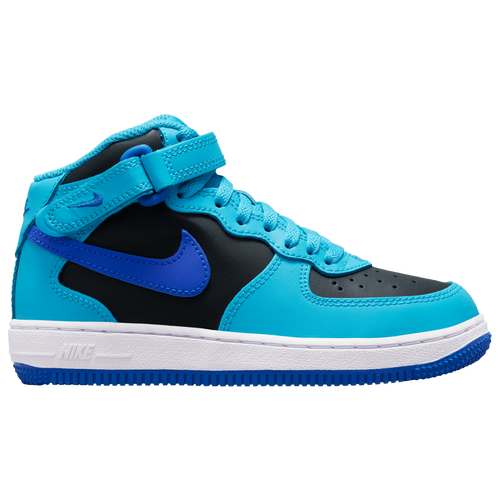 

Nike Boys Nike Air Force 1 Mid LE - Boys' Preschool Basketball Shoes Blue Lightning/Racer Blue/Black Size 3.0