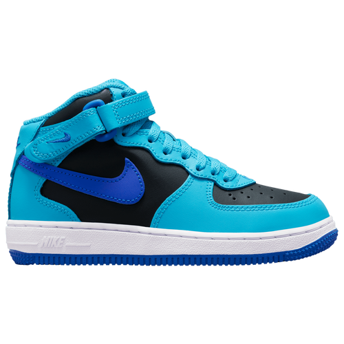 Nike Kids' Boys Air Force 1 Mid Le In Blue Lightning/racer Blue/black ...