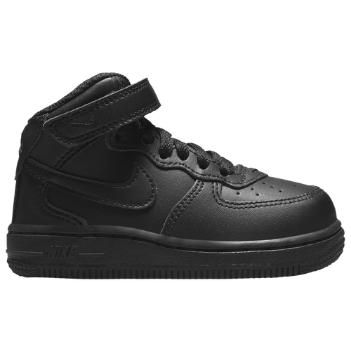 

Nike Boys Nike Air Force 1 Mid LE - Boys' Toddler Shoes Black/Black Size 02.0