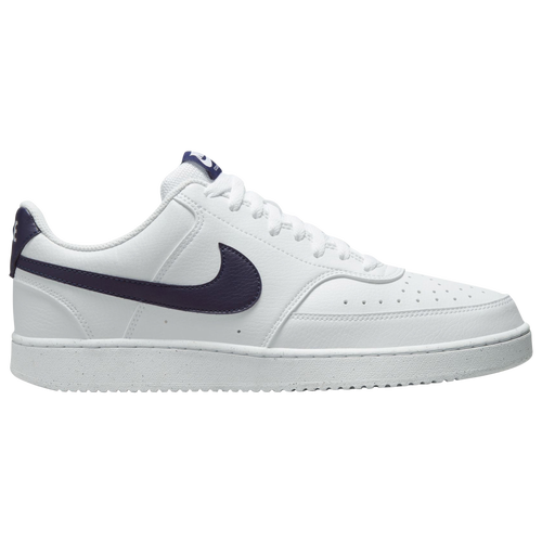

Nike Mens Nike Court Vision Low - Mens Basketball Shoes White/Midnight Navy Size 9.5