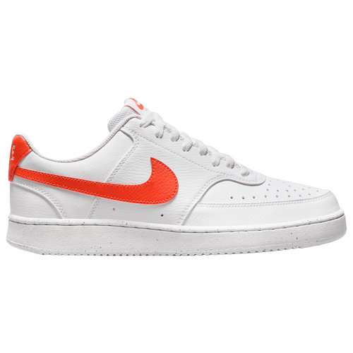 

Nike Mens Nike Court Vision Low - Mens Basketball Shoes White/Red Size 10.5