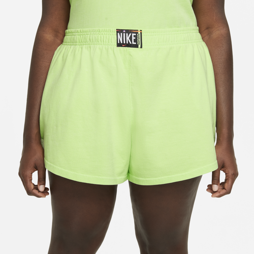 

Nike Womens Nike Plus Wash HR Shorts - Womens Ghost Green/Black Size 3X