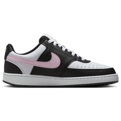 Women's - Nike Court Vision Low - Black/Pink Foam/White