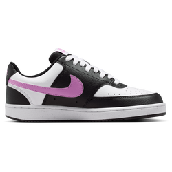Women's - Nike Court Vision Low - Black/White/Lt Magenta
