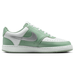 Women's - Nike Court Vision Low - Steam/Mtlc Silver/White