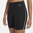 Nike One Rainbow Ladder 7" Shorts Plus Size - Women's Black/White