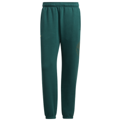 Men's - adidas Originals Trefoil Fleece Pants - Green/Green