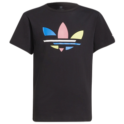 Boys' Grade School - adidas Originals Bold Logo T-Shirt - Black/Multicolor