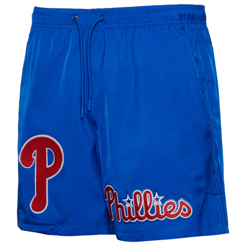 

Pro Standard Mens Pro Standard Philadelphia Phillies Dbl Logo Woven Short - Mens Blue/Blue Size M