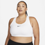 Nike Plus Dri-FIT Swoosh Padded Bra - Women's White