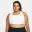 Nike DF Swoosh Plus Size Non Pad Bra - Women's White/Black