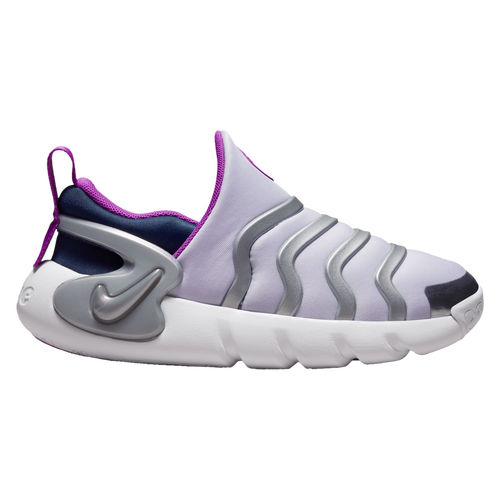 

Boys Preschool Nike Nike Dynamo Go Flyease - Boys' Preschool Shoe Violet Frost/Metallic Silver/Midnight Navy Size 12.0