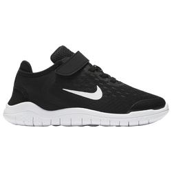 Boys' Preschool - Nike Free Run 18 - Black/White