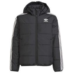 Boys' Grade School - adidas Padded Jacket - Black/Black